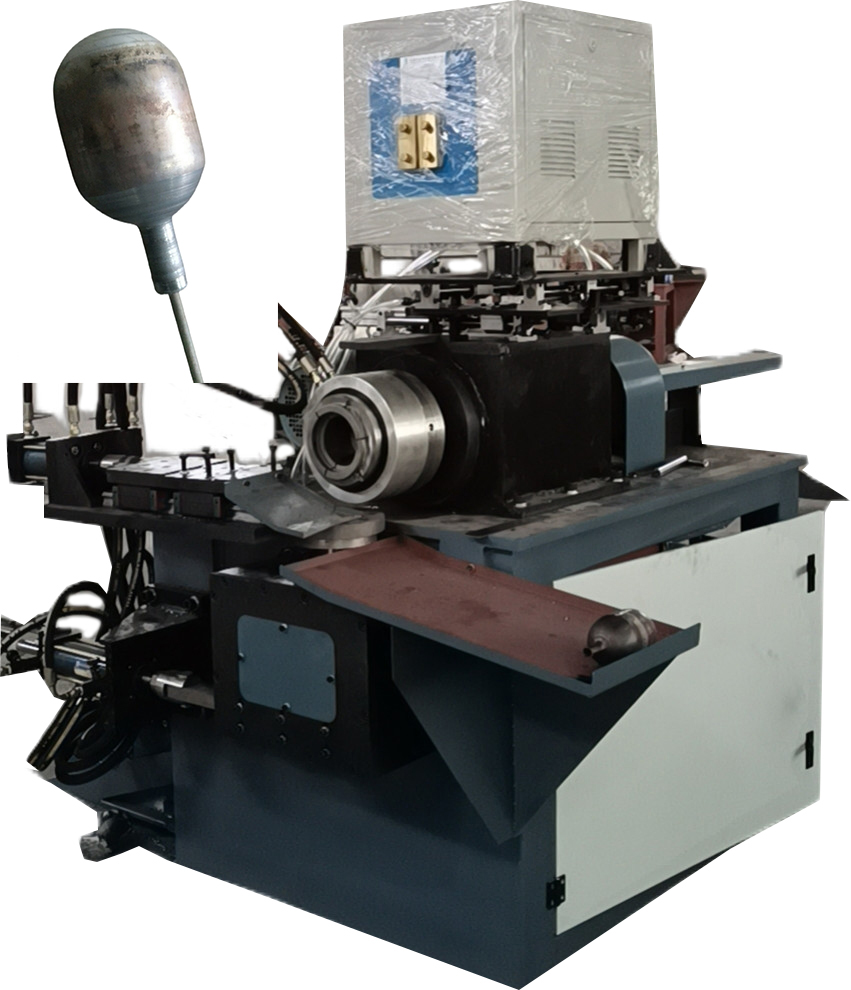 氣瓶縮(suo)口高頻加(jiā)熱金屬成(chéng)型旋壓機(ji)